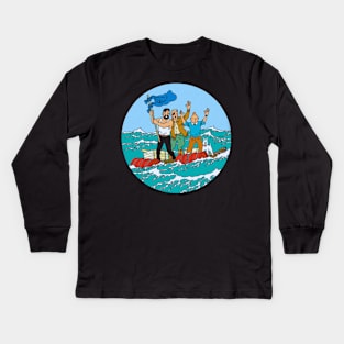 Tintin haddock 2 Kids Long Sleeve T-Shirt